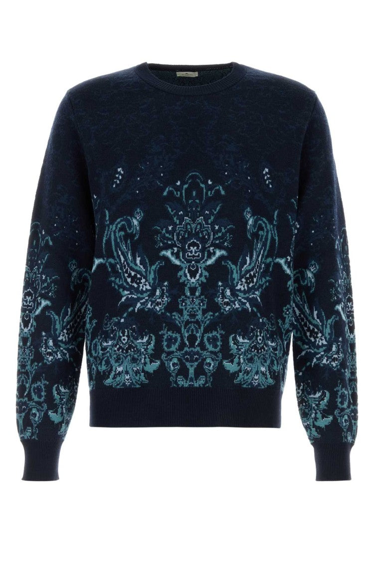 Etro Embroidered Cotton Sweater