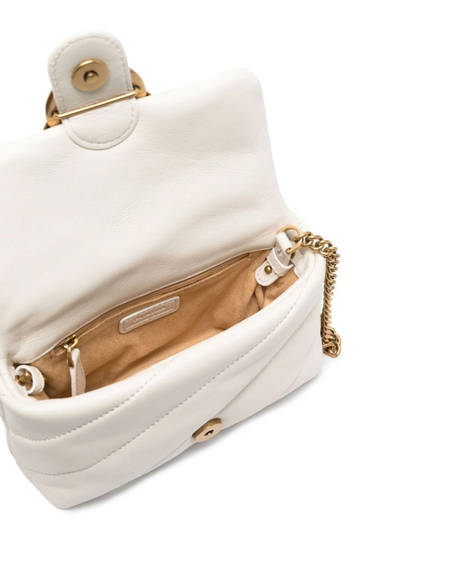 Pinko Baby Love Bag Puff Small Shoulder Bag White