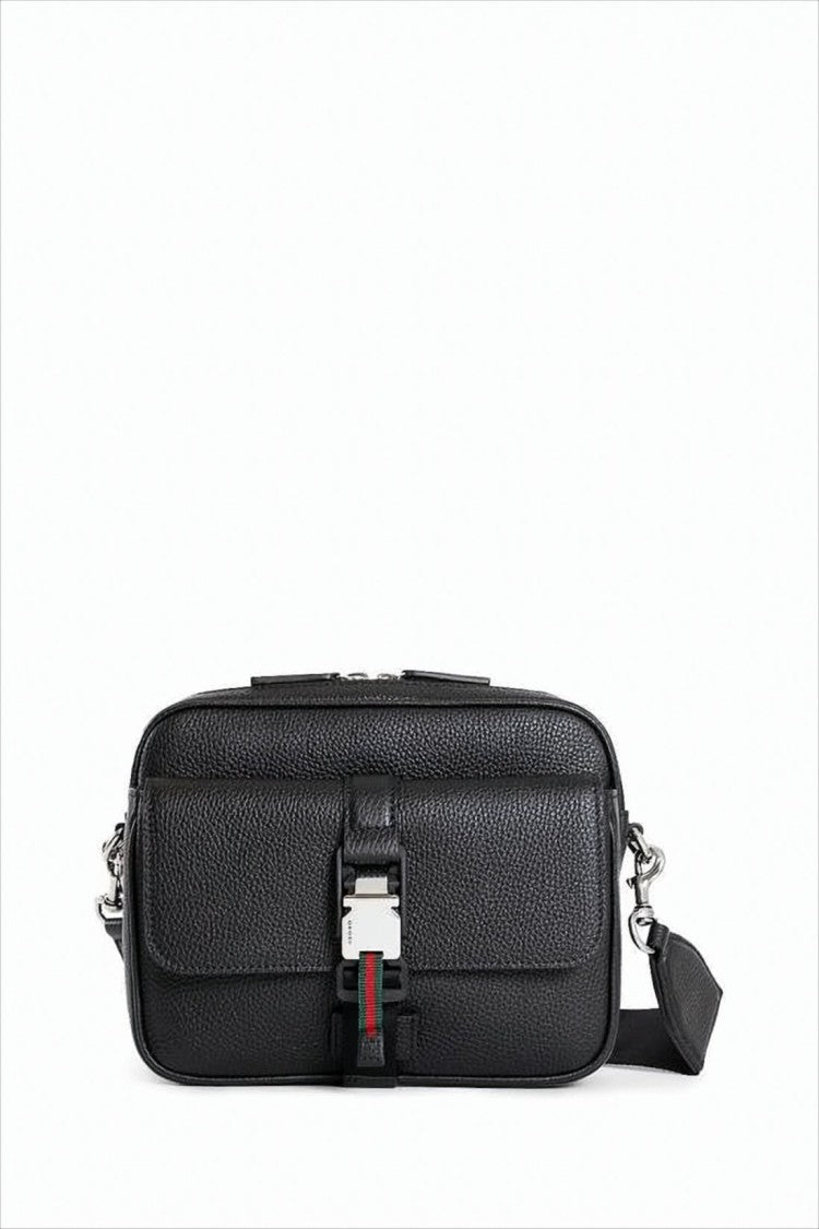 Gucci Textured Leather Crossbody Bag