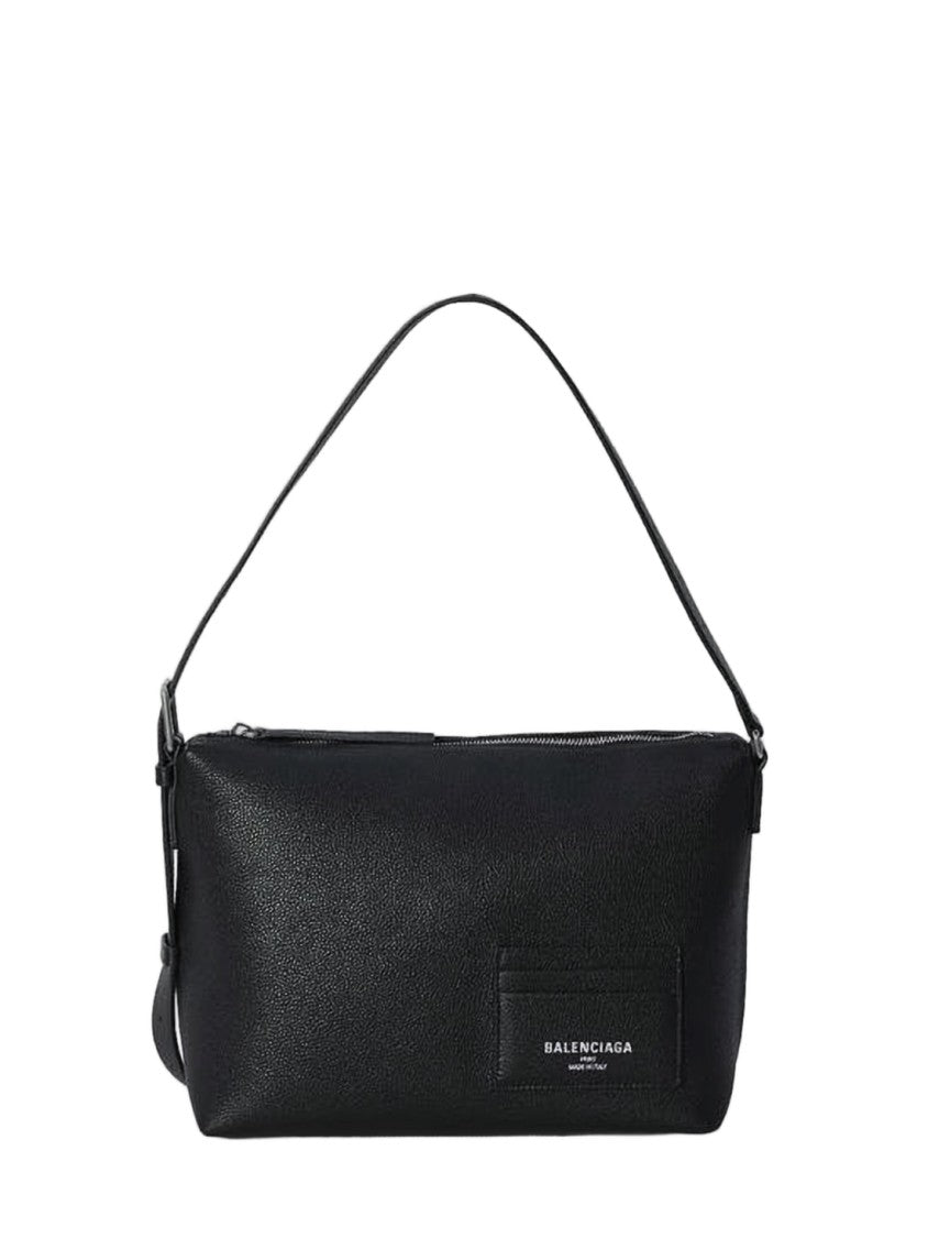 Balenciaga Textured Calf Leather Shoulder Bag