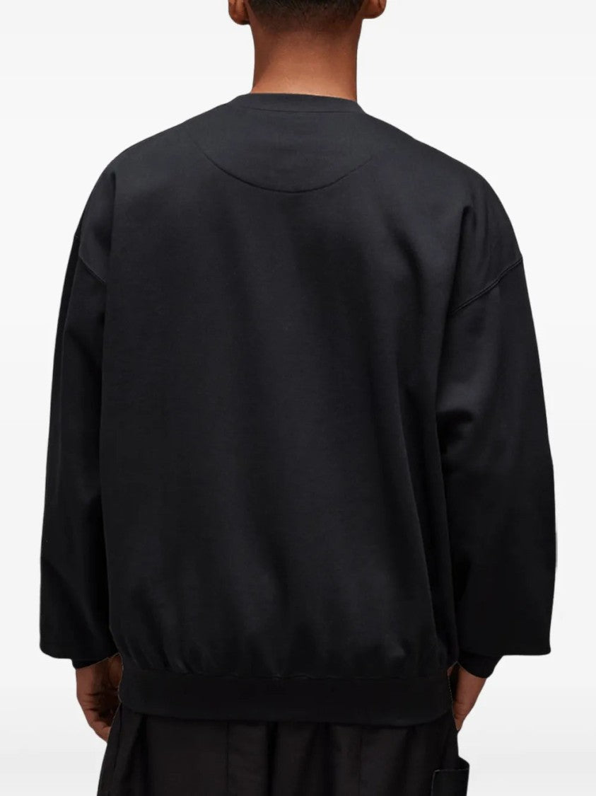 Y-3 Black Graphic-Print "Black" Sweatshirt