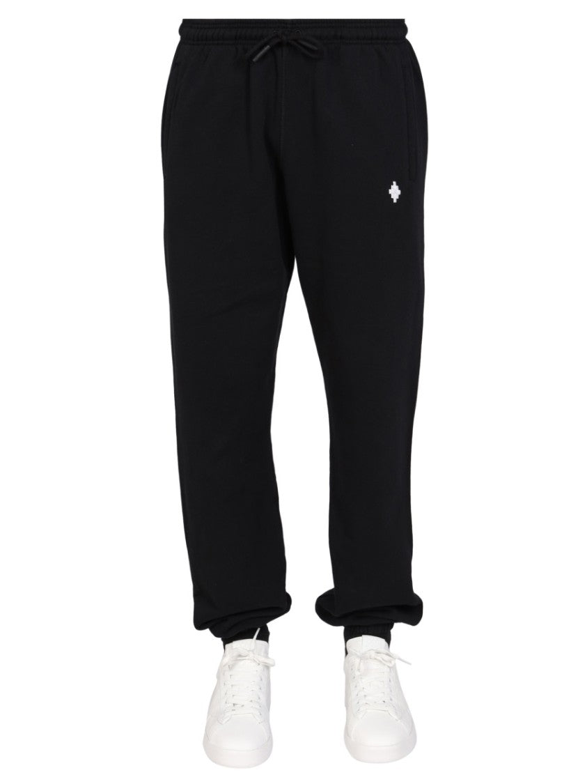 Marcelo Burlon Relaxed Fit Black Sweatpants