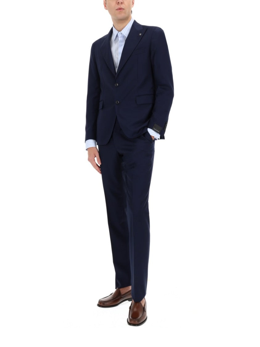 Tagliatore Virgin Wool Tailored Slim Suit