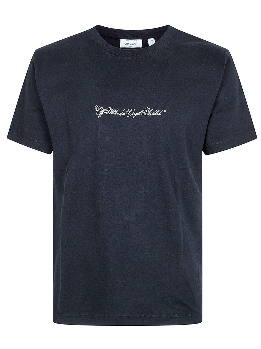 Off-White Slim-Fit T-Shirt With Refined Arrow Embroidery