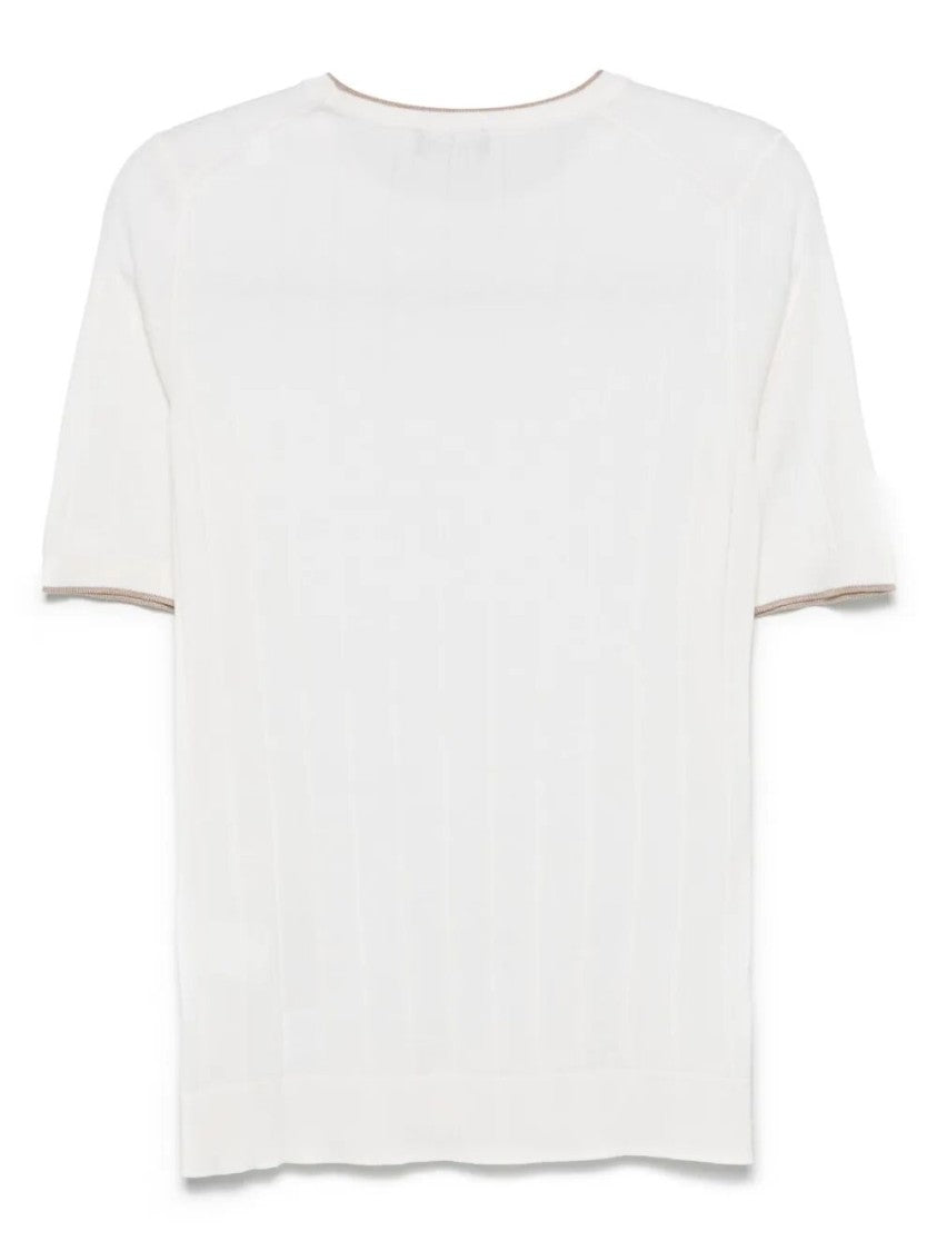 Barba Napoli Silk Knitwear With Subtle Ribbing