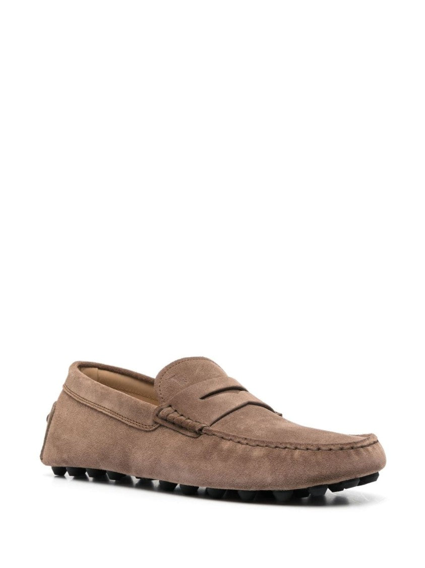Tod's Contemporary Suede Moccasin Loafer