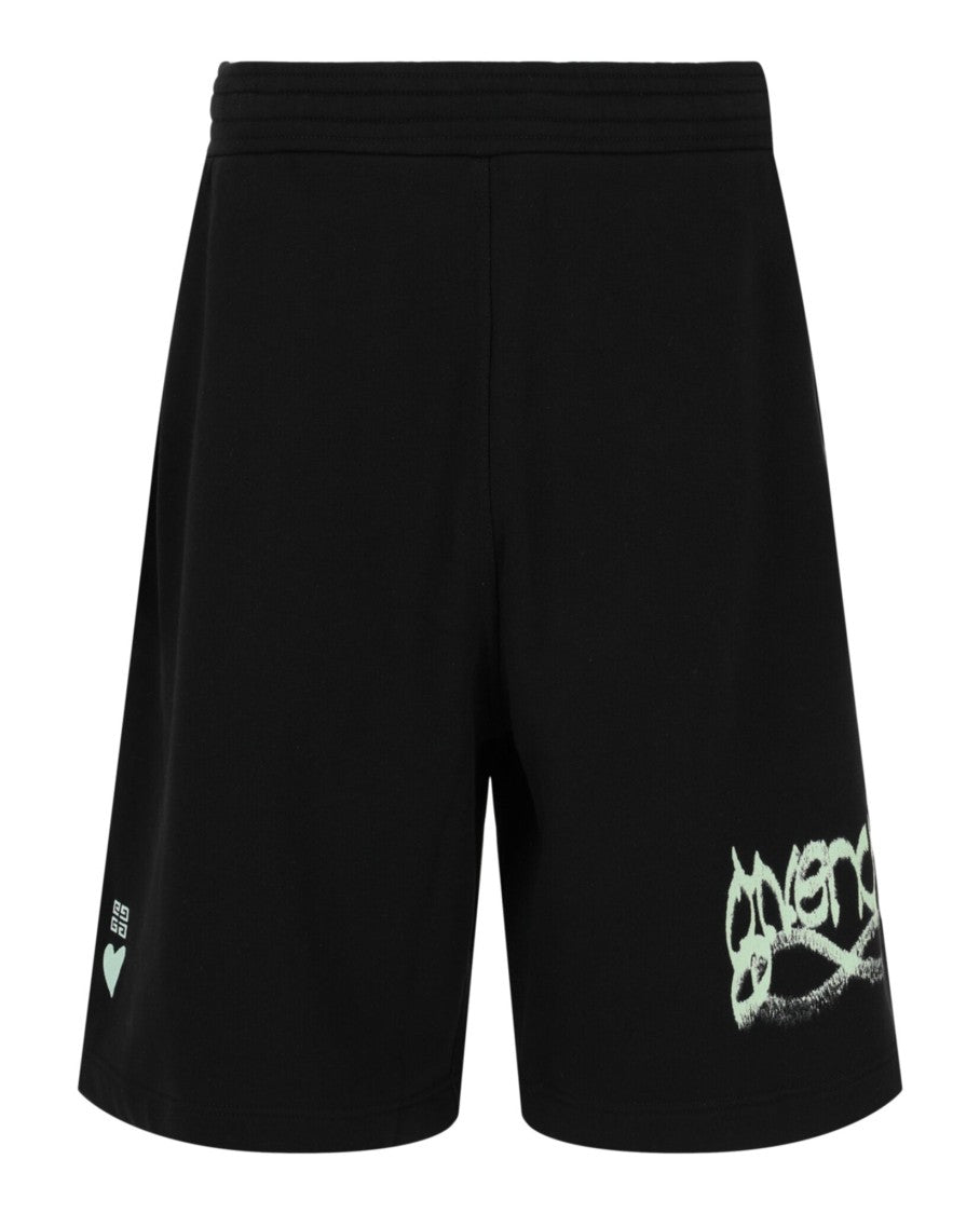 Givenchy Logo-Print Boxy Shorts
