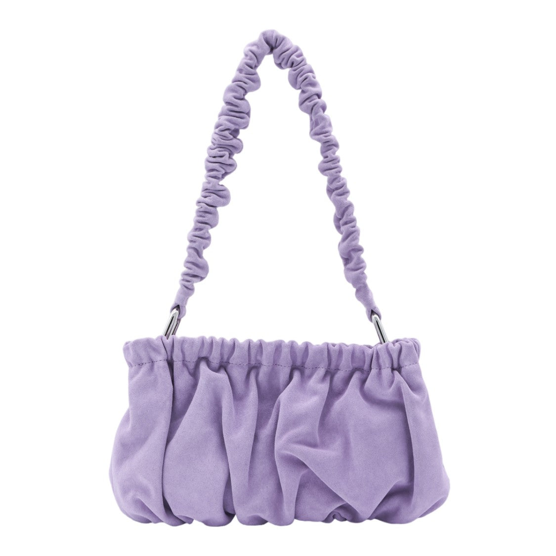 Marni Ruched Purple Shoulder Bag