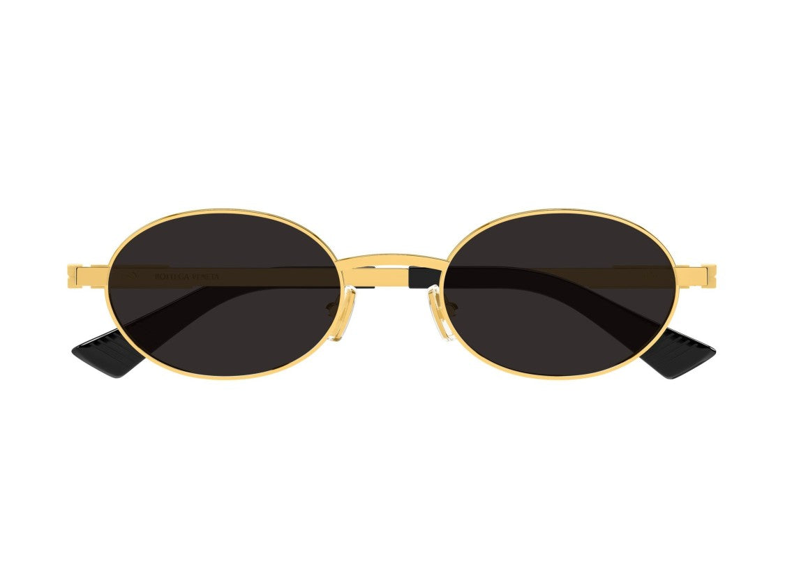 Bottega Veneta Gold Bv1470s Metal Round Sunglasses