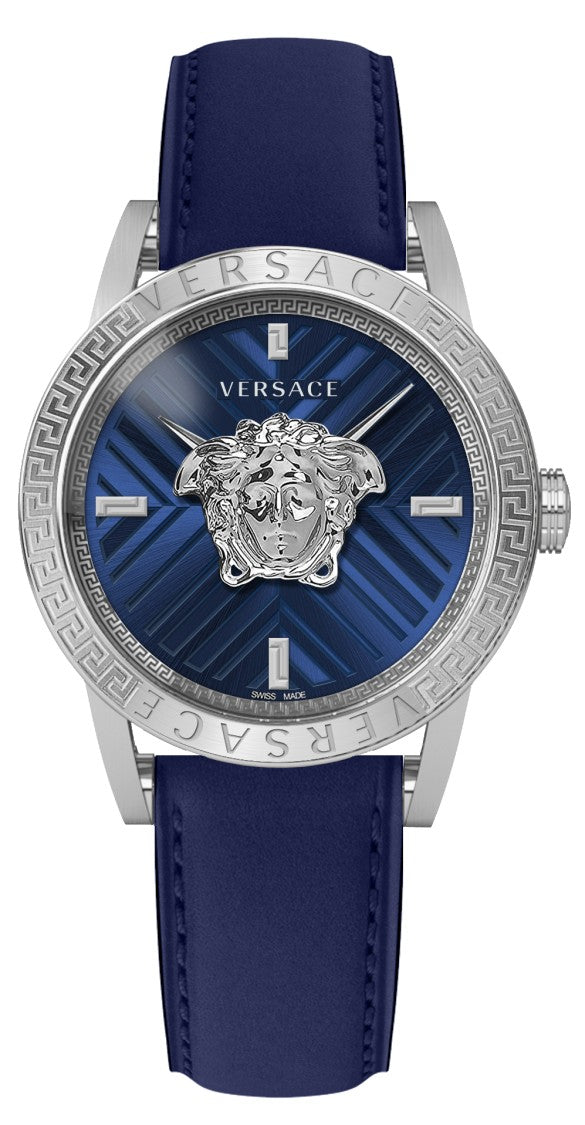 Versace V-Code Swiss Made 43Mm Versace Watch With Sapphire Glass
