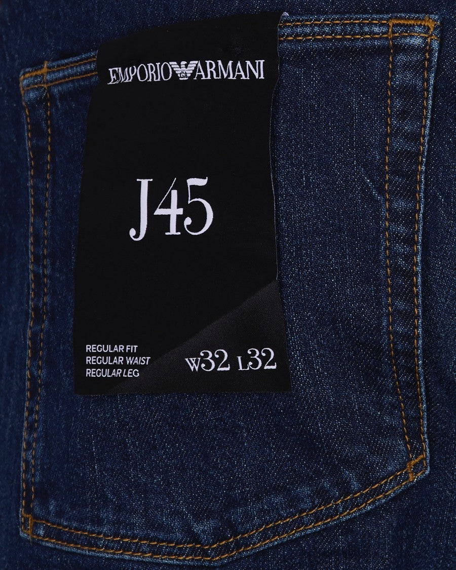 Emporio Armani Slim Fit Stretch Cotton Denim Jeans