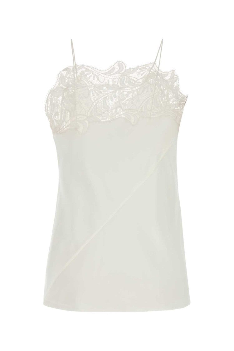 Salvatore Ferragamo White Crepe Top