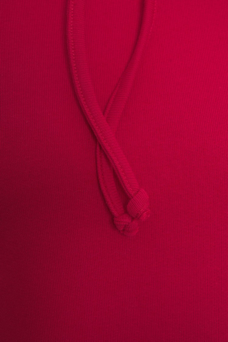 Closed Casual Oversized Hoodie With Adjustable Drawstring And Heritage Print