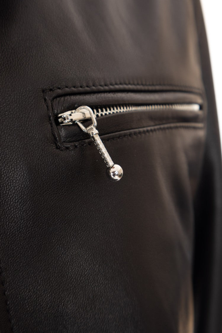 Valstar Nappa Leather Bomber Jacket