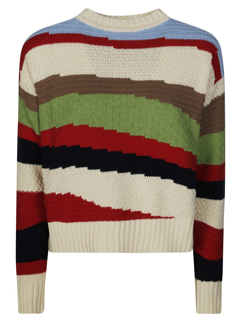 Max Mara Gc Multicolor Polo Sweater