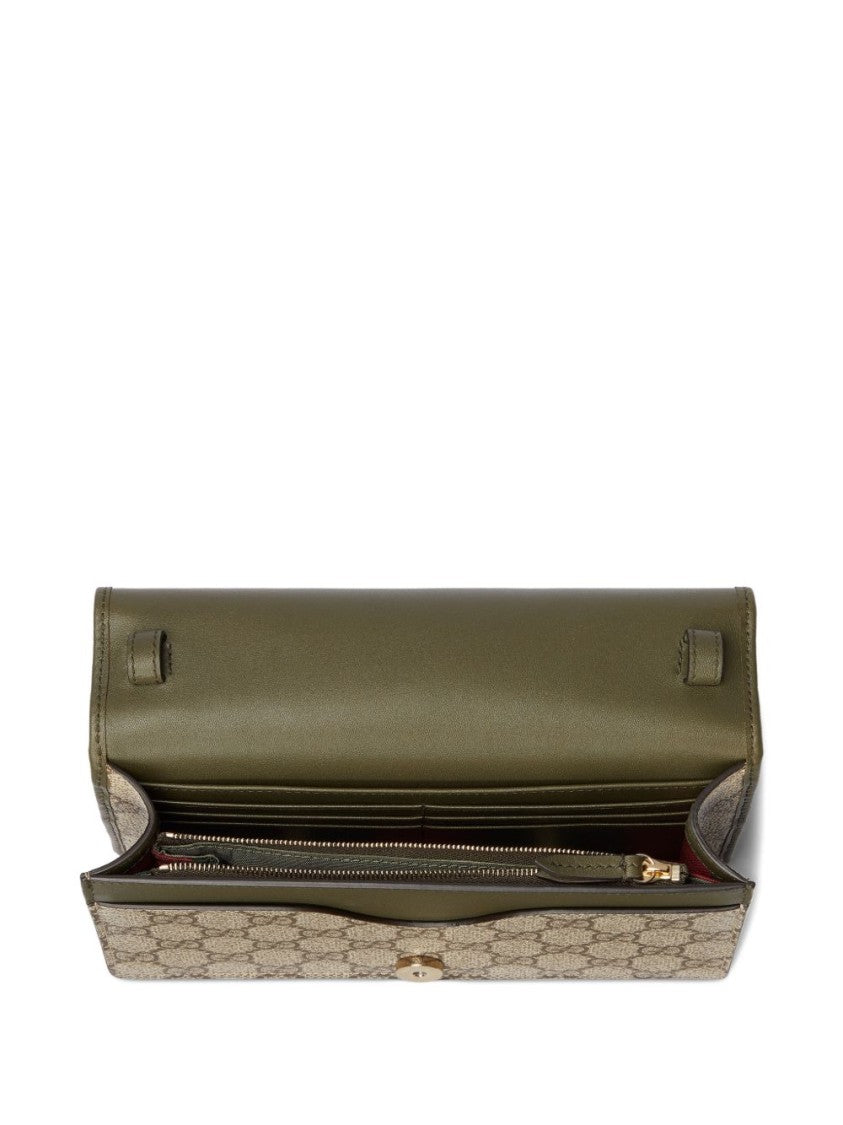 Gucci Beige Canvas Wallet