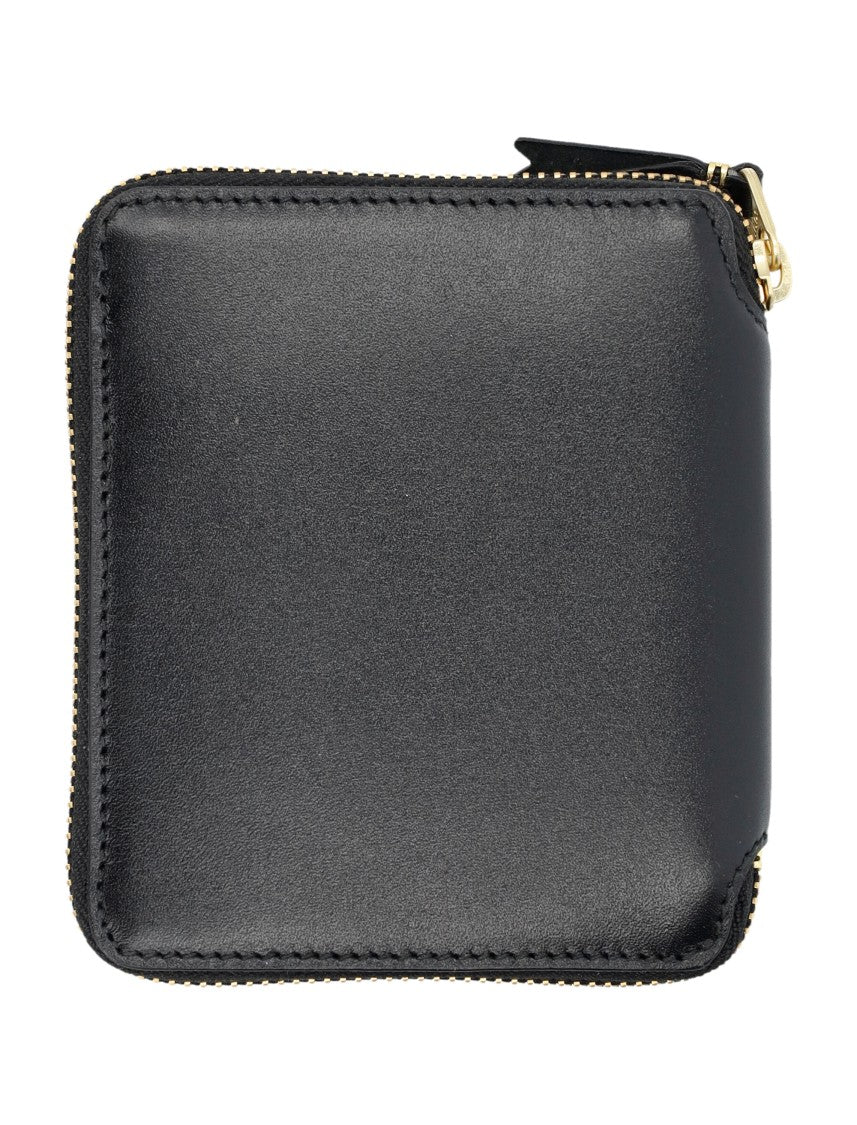 Comme Des Garçons Outside Pocket Vertical Wallet Zip Aroun
