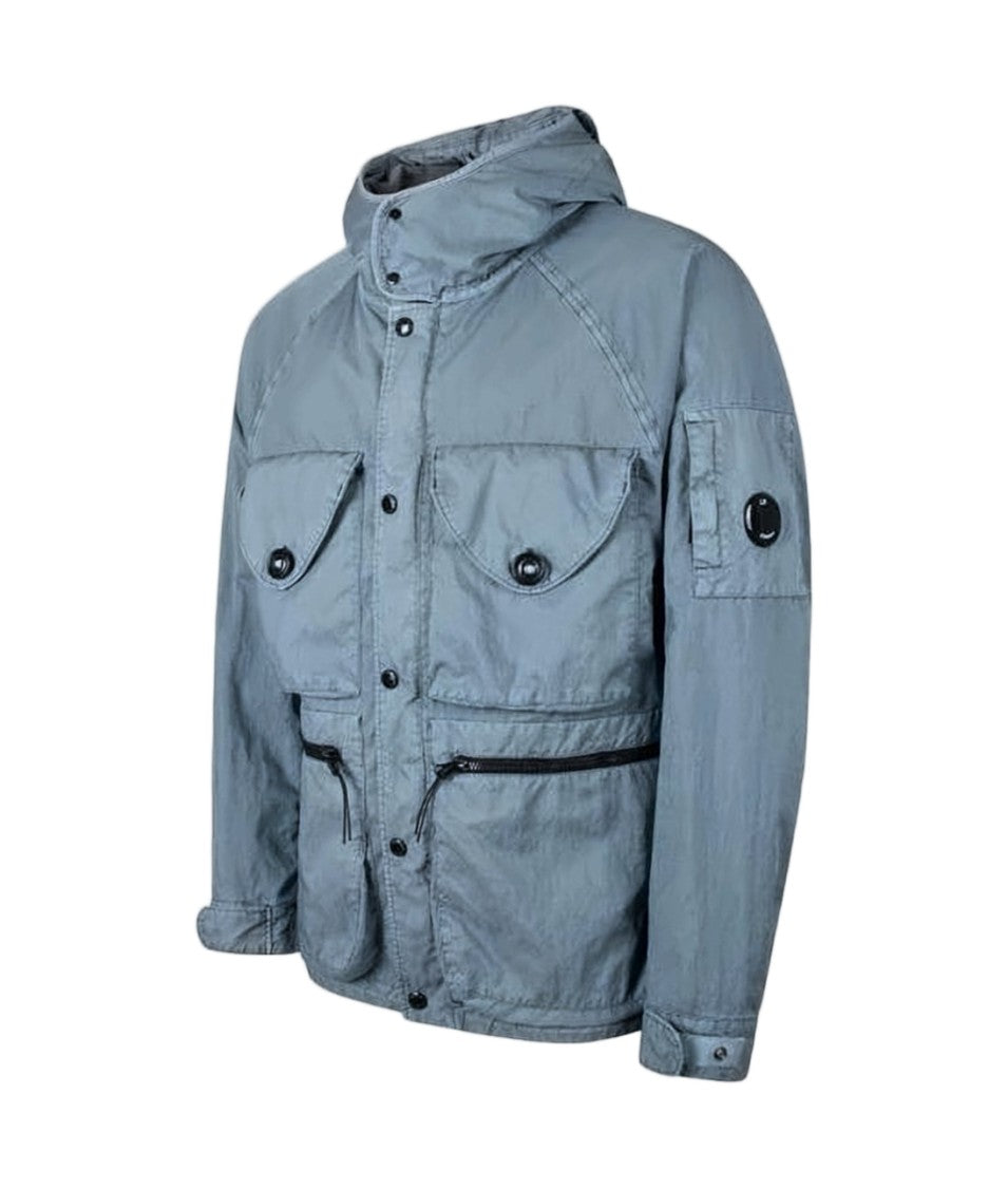 C.P. Company Utilitarian Hooded Jacket With Distinctive Lens Detail