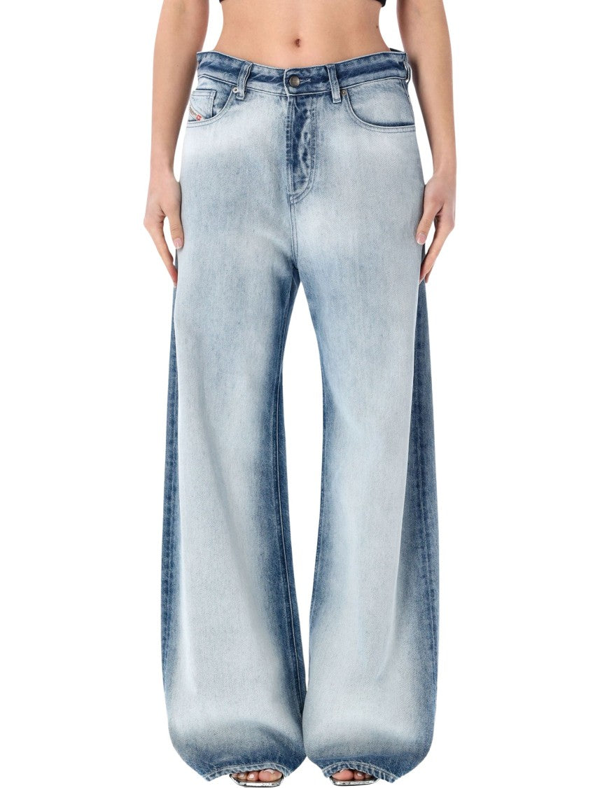 Diesel 1996 D Sire Light Blue Oversized Jeans