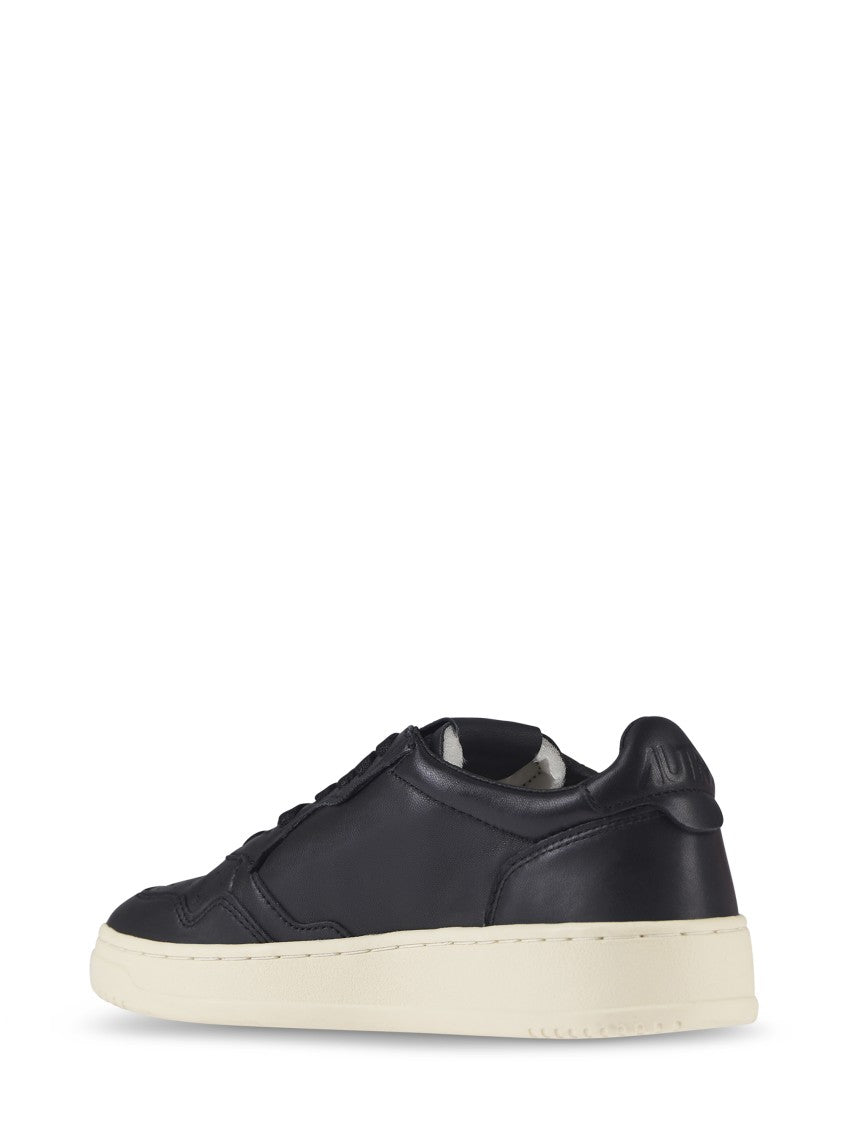 Autry Low-Top Sneakers With Goat Leather Upper