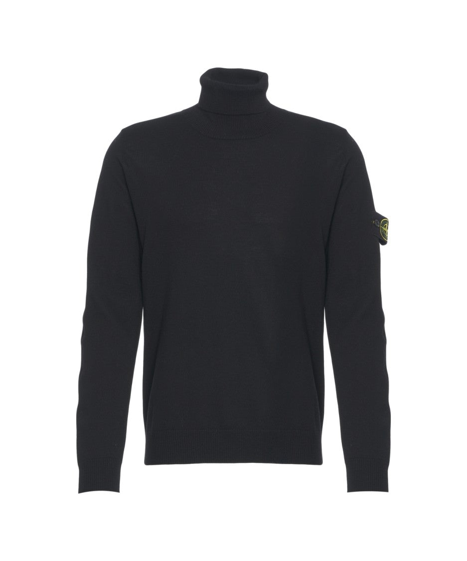 Stone Island Classic Turtleneck Knit Sweater