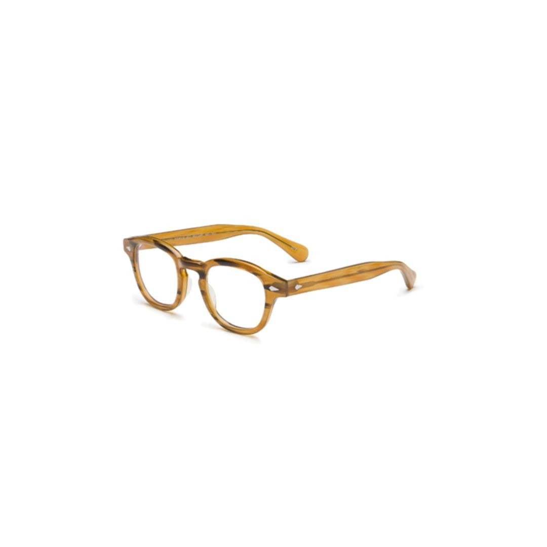 Moscot Or-Lem-O Lemtosh Round Acetate Eyeglasses With Keyhole Bridge