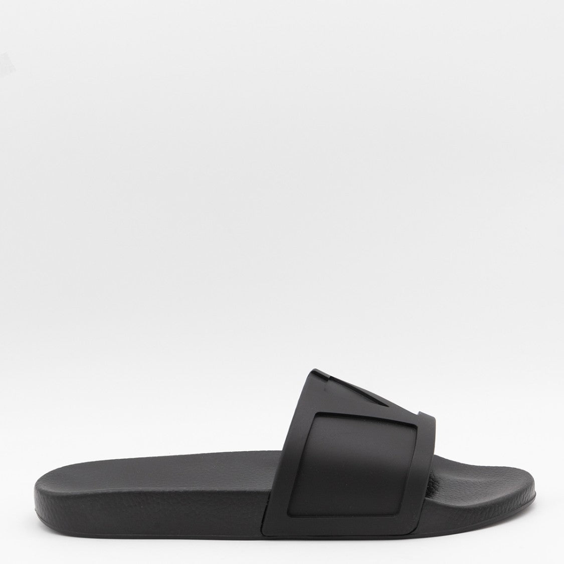 Valentino Garavani Black Leather Flats
