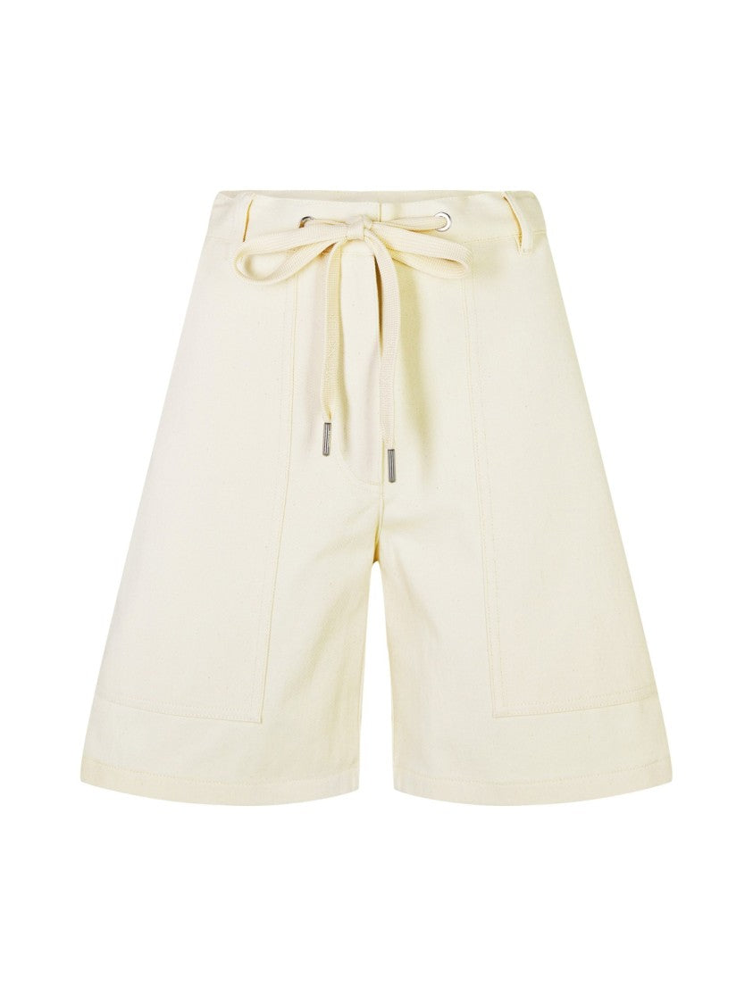 Moncler Drawstring-Waist Knee-Length Shorts