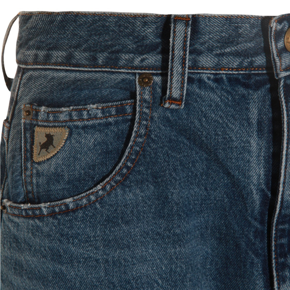 Lois Jeans Straight-Leg Jeans With Rhinestone-Embellished Pockets