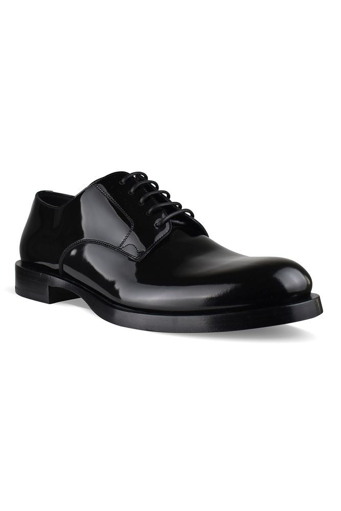 Dolce & Gabbana Black Patent Leather Derbys