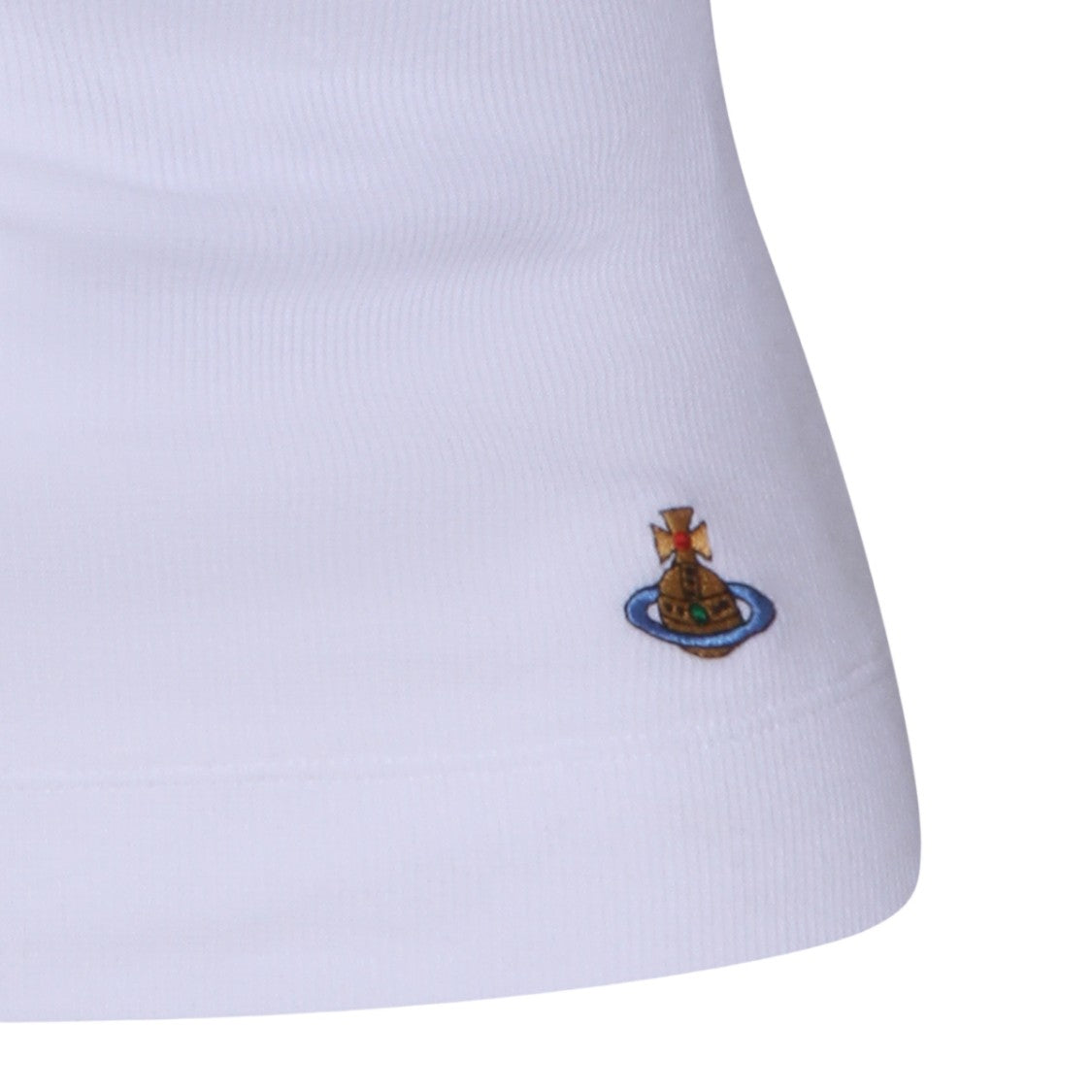 Vivienne Westwood Fitted White Sleeveless Top