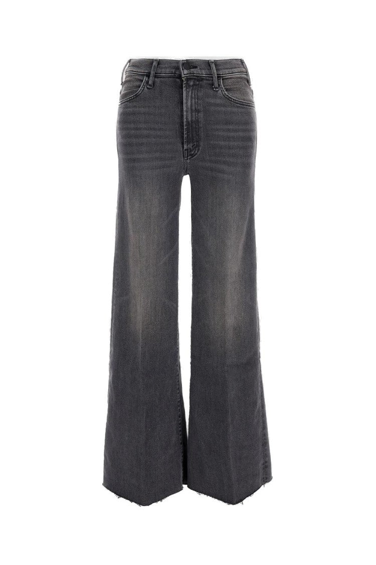 Mother Hustler Roller Sneak Fray Jeans