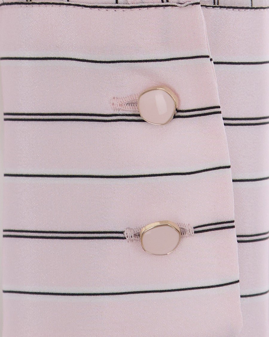 Max Mara Pink Striped Shirt