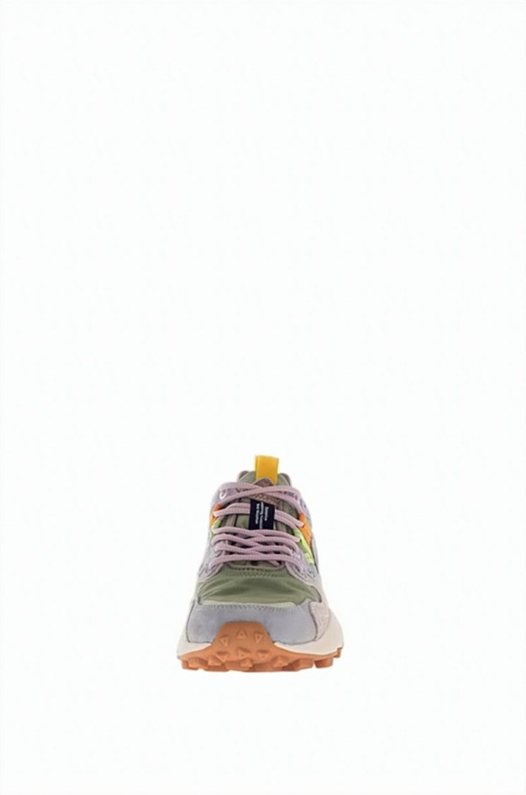 Flower Mountain Grey Yamano 3 Suede Insert Sneakers