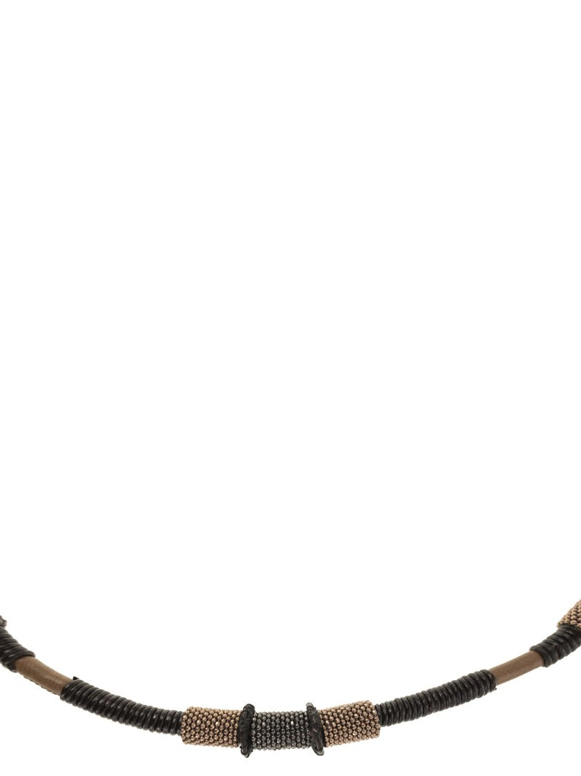 Brunello Cucinelli Necklace In Jewellery And Leather
