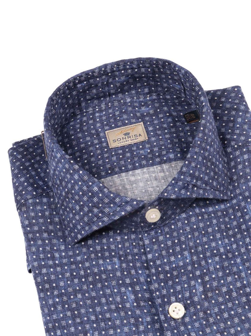 Sonrisa Polka Dot Pattern Casual Shirt