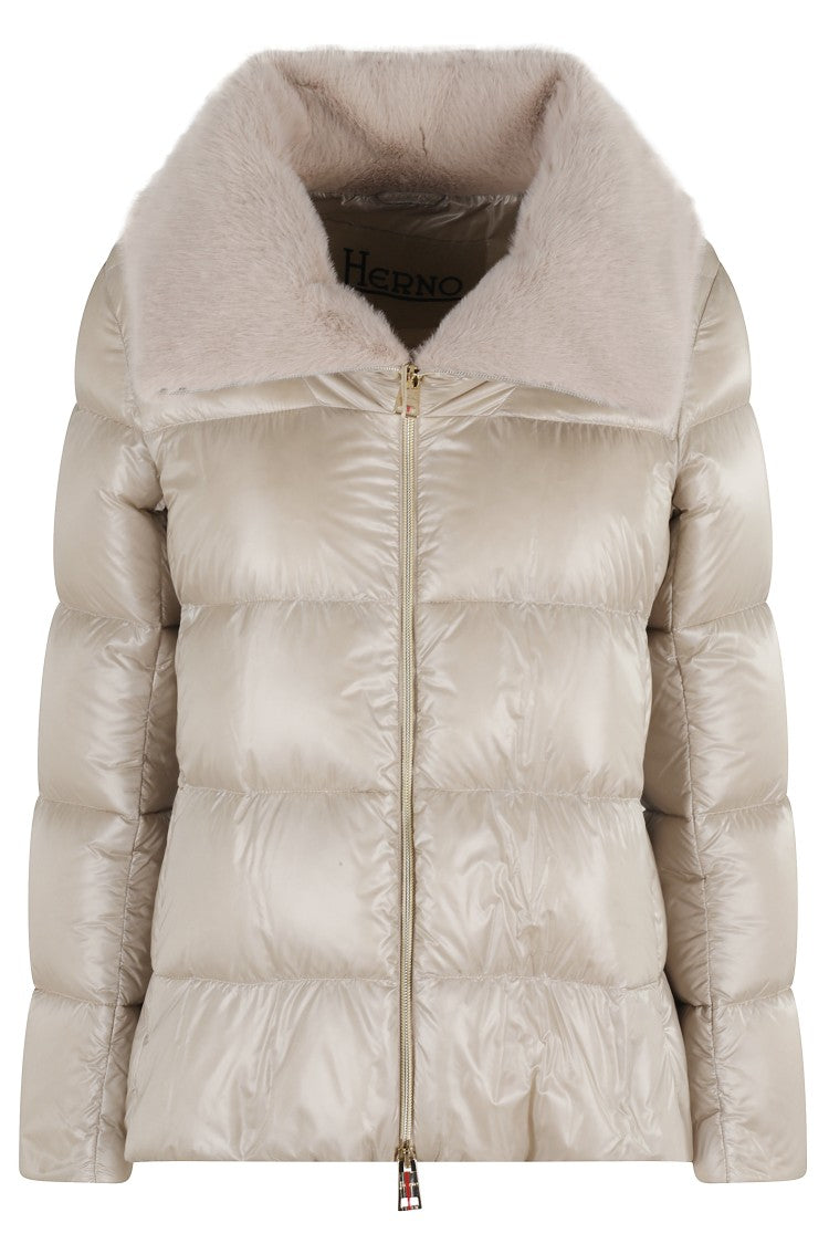 Herno Chantilly Down Jacket With Ultralight Nylon