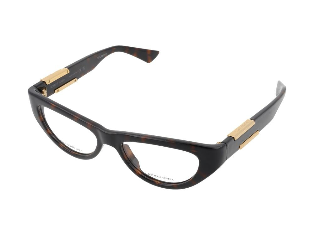 Bottega Veneta Bold Tortoiseshell Cat-Eye Eyeglasses