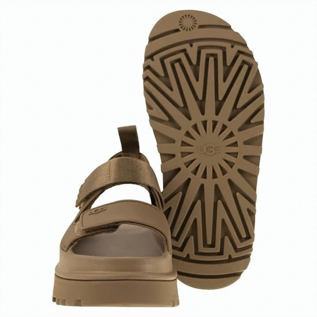 Ugg Soft Suede Sandals With Adjustable Straps