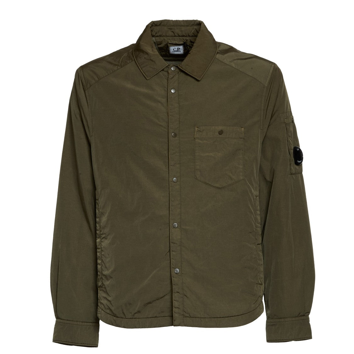 C.P. Company Chrome-R Lens Button Overshirt Padded