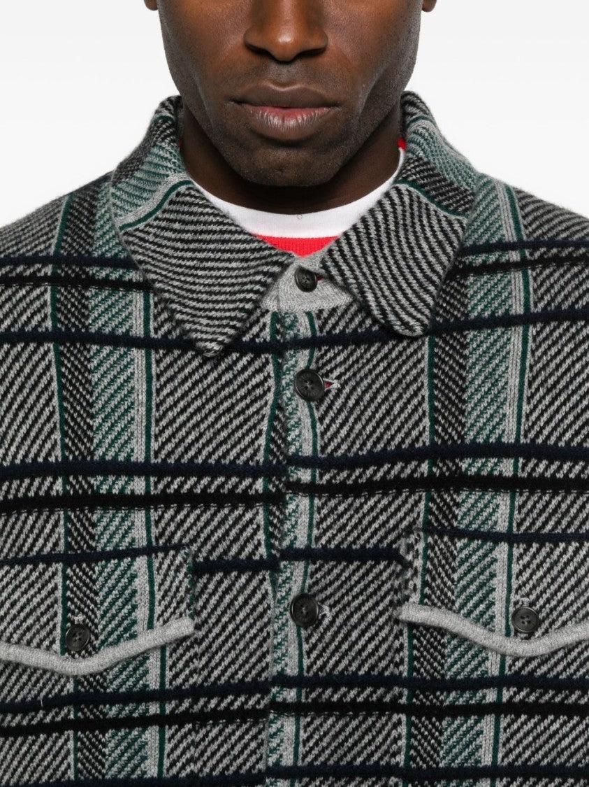 Guest In Residence Classic-Fit Cashmere Plaid Shirt