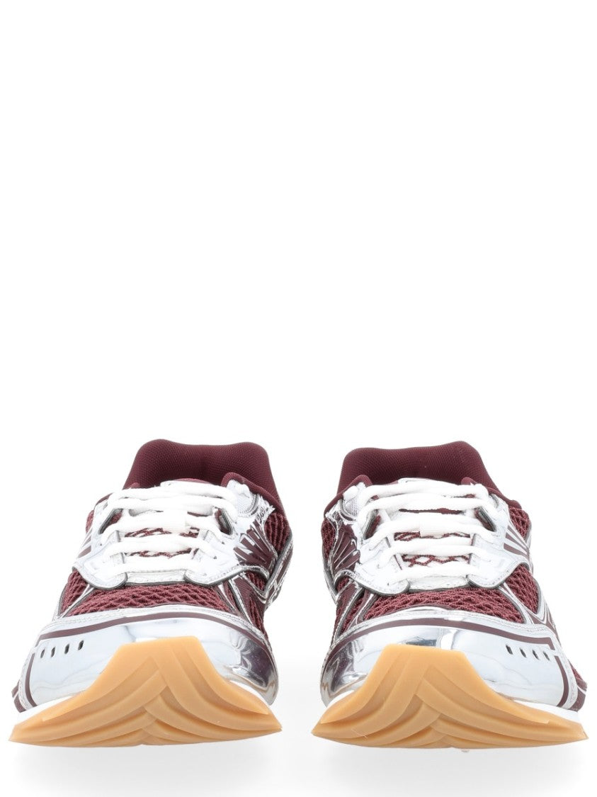 Bottega Veneta Orbit Burgundy Low-Profile Mesh Sneakers