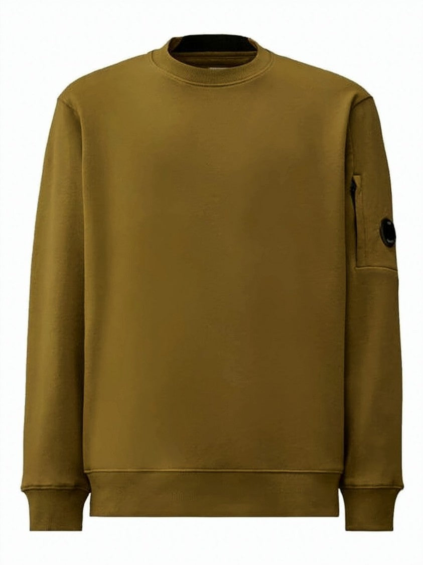 C.P. Company Raised Fleece Texture Crewneck Sweatshirt