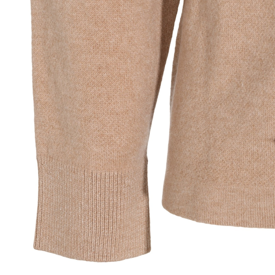 Canali Classic Pointed Collar Button-Up Sweater