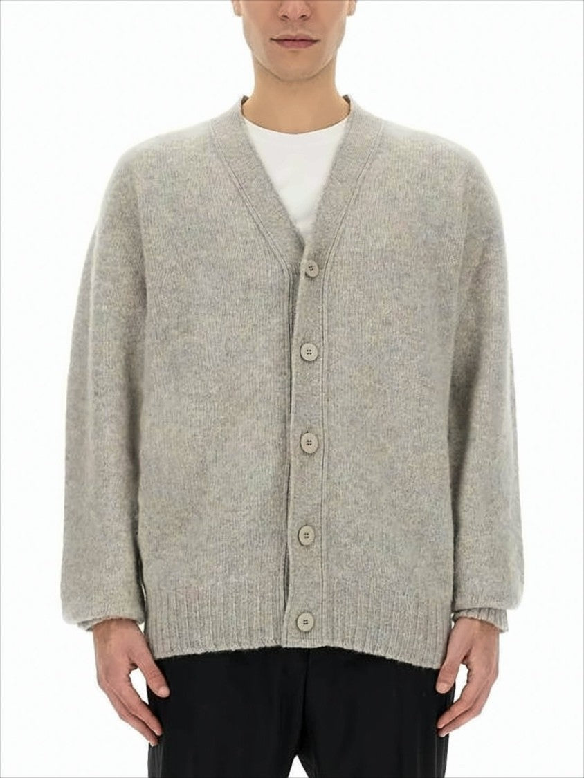 Howlin Soft Wool Cardigan With Relaxed Fit And V-Neckline