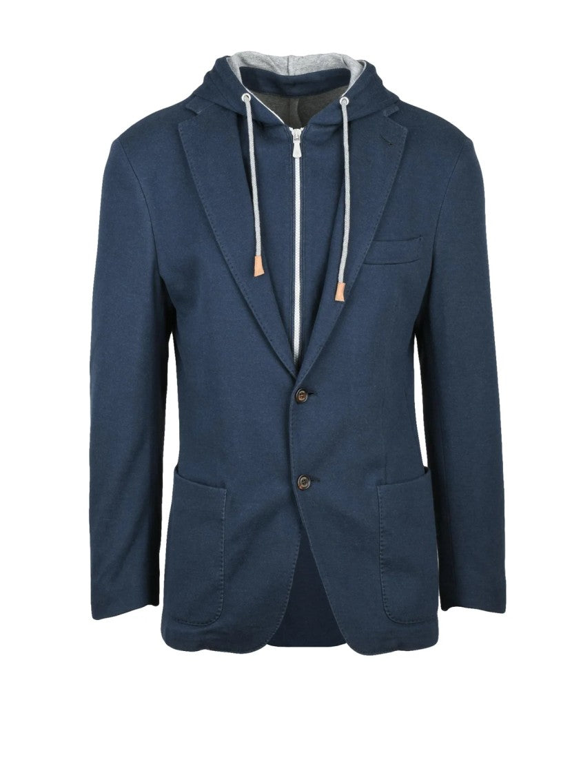 Eleventy Blue 'Eleventy Soft' Cashmere Jacket