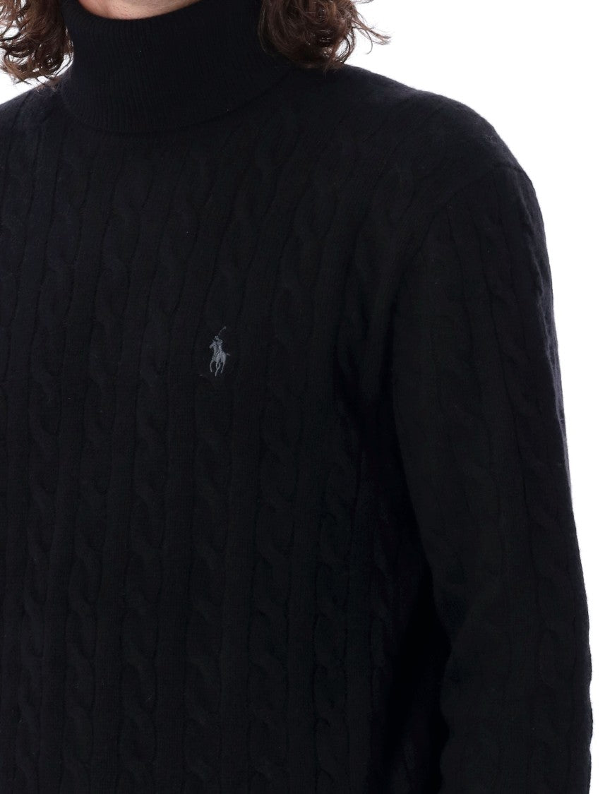 Polo Ralph Lauren Cable Knit High Neck Sweater