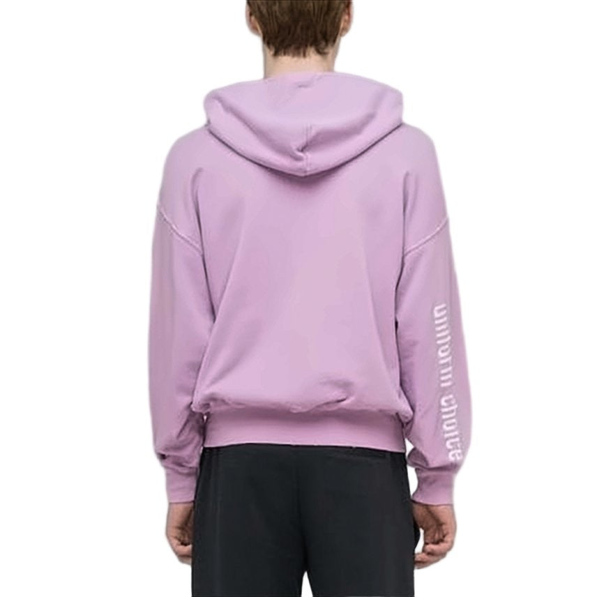 032C Relaxed Fit Zip-Up Hoodie In Soft Lavender