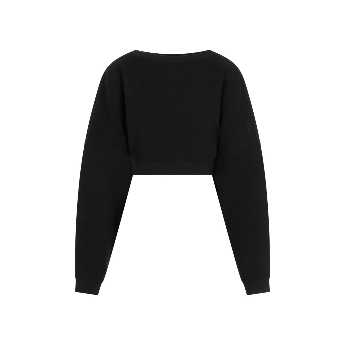 Saint Laurent Black Cotton Sweatshirt