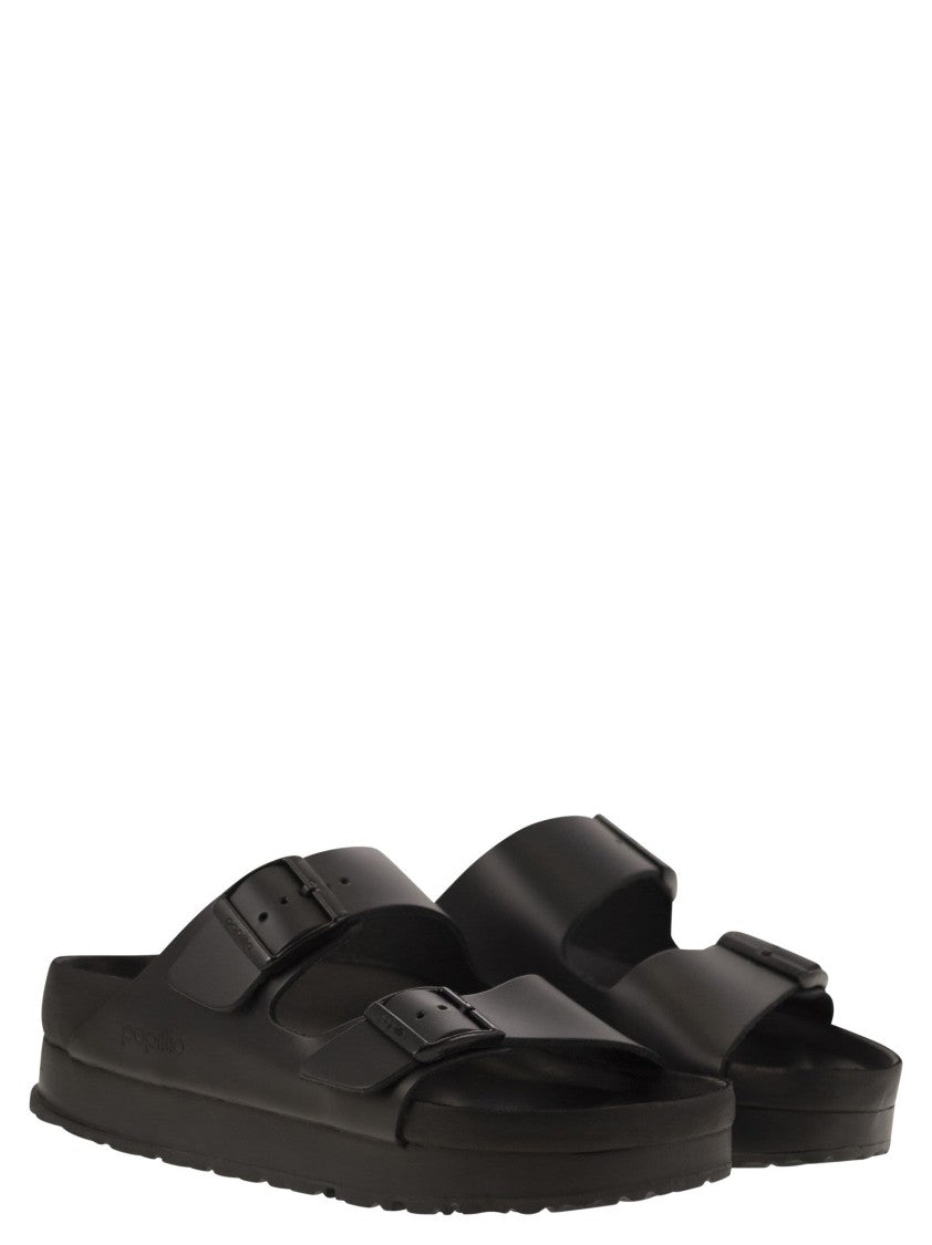 Birkenstock Arizona Platform - Slipper With Leather Buckles